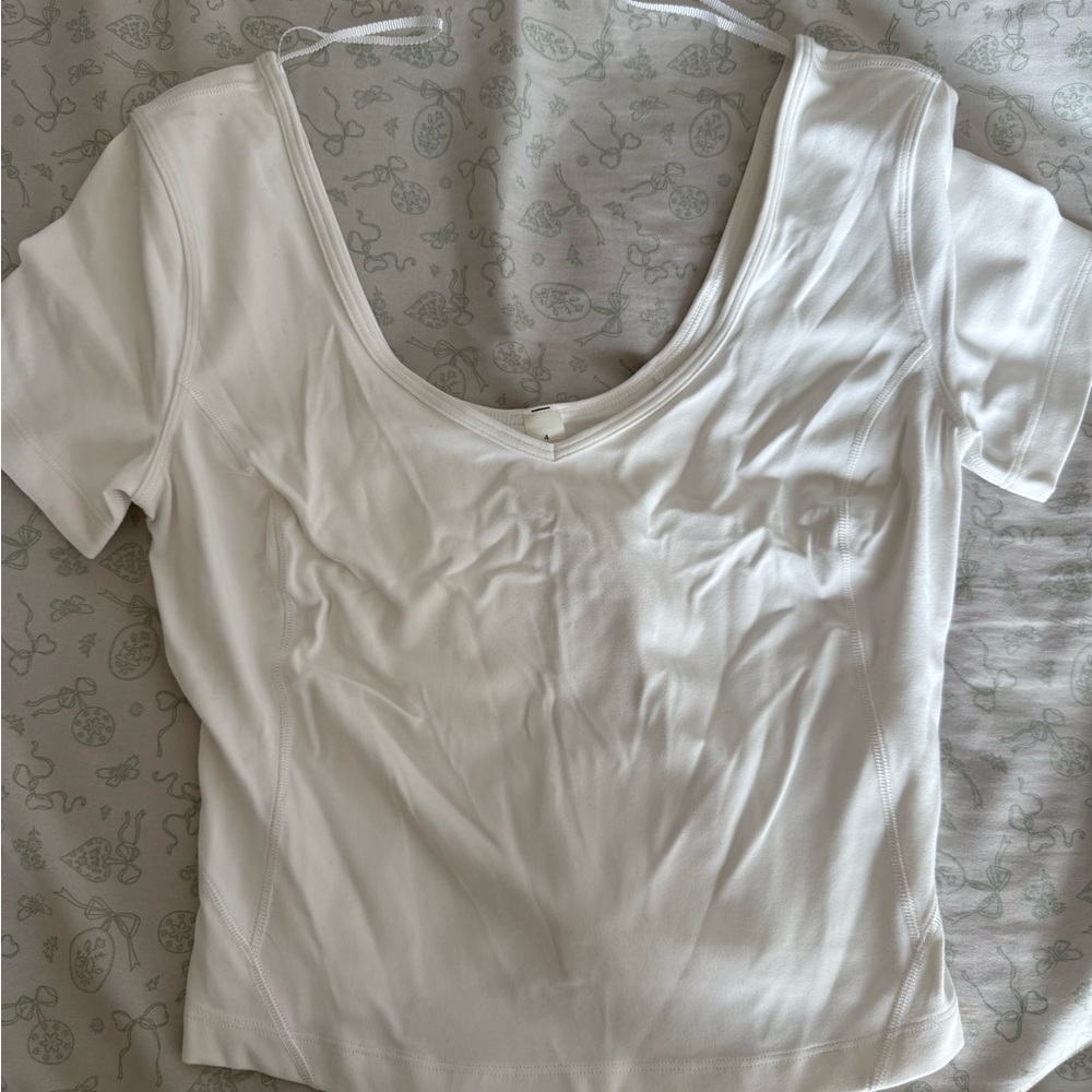 lululemon athletica White Short Sleeve Top